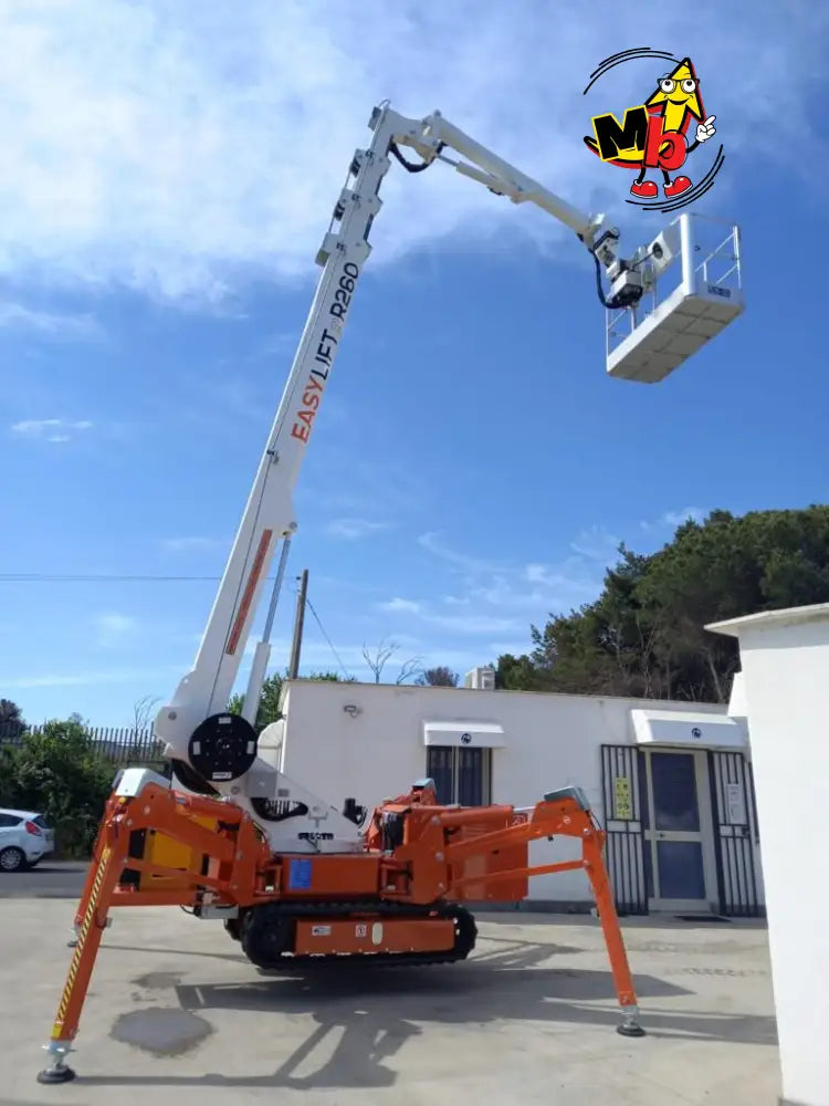Plataforma spider EasyLift R260 compacta para grandes alturas