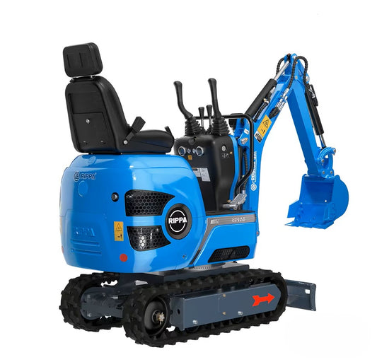 Mini excavadora RIPPA R06 equipada con motor Kubota Z482