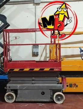 Skyjack 3219 con plataforma extensible y ruedas no marcantes