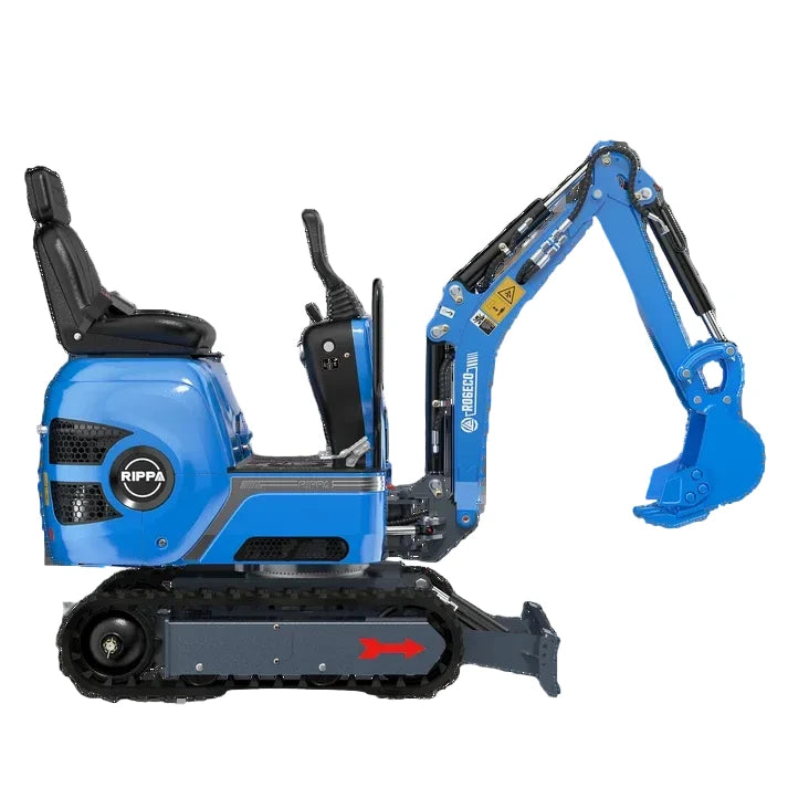 Mini excavadora RIPPA R06 equipada con motor Kubota Z482