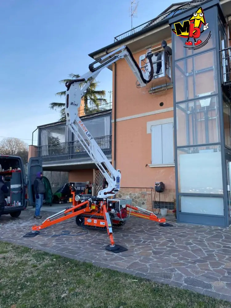 Plataforma elevadora spider EasyLift R130 en posición de trabajo