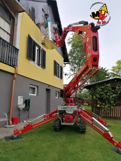 Araña EasyLift R130 vista lateral con estabilizadores
