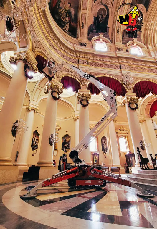 Plataforma elevadora araña EasyLift R180 de 18 metros profesional