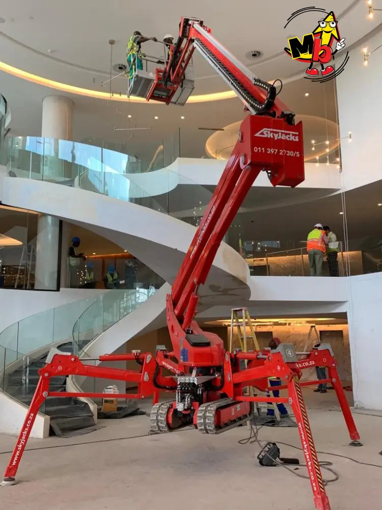 Plataforma spider EasyLift R210 profesional con estabilizadores