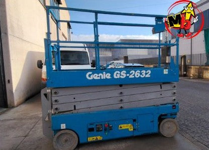 Plataforma de elevación Genie GS-2632 eléctrica compacta para construcción y mantenimiento
