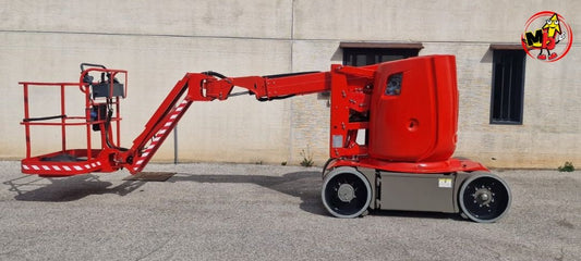 Plataforma elevadora articulada Haulotte HA 12 CJ para trabajos en altura en industria, construcción y mantenimiento