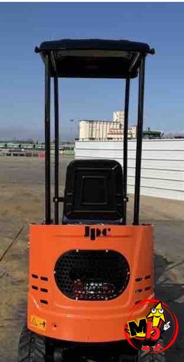 JPC KV12,miniexcavadora versátil y fácil de manejar.