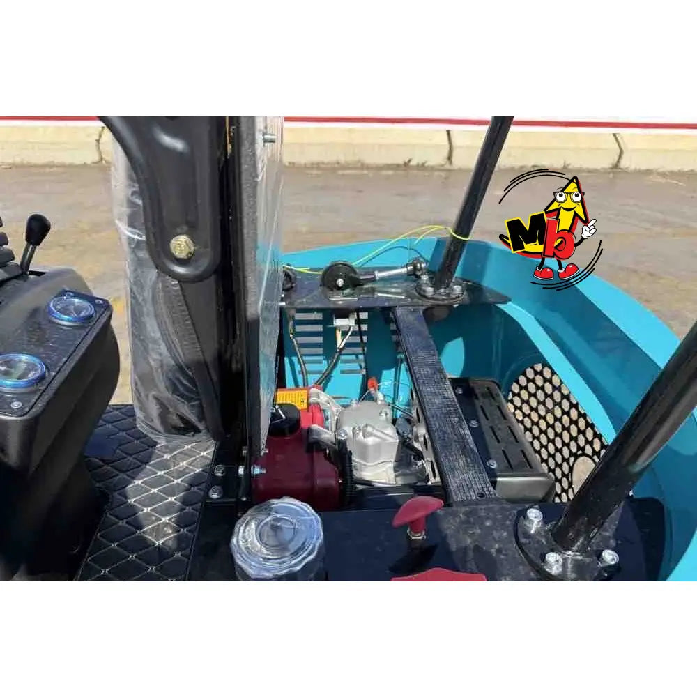 Miniexcavadora JPC KV12 motor