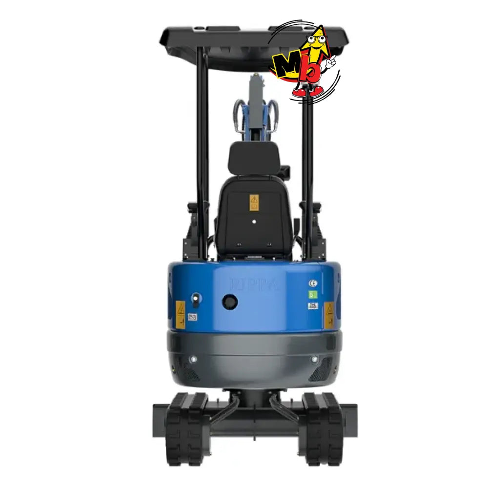 Miniexcavadora RIPPA R10 Eco - parte trasera