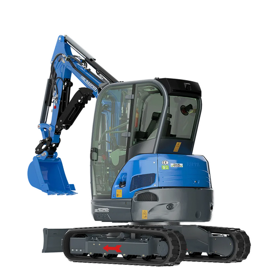 Miniexcavadora RIPPA R32 PRO vista lateral