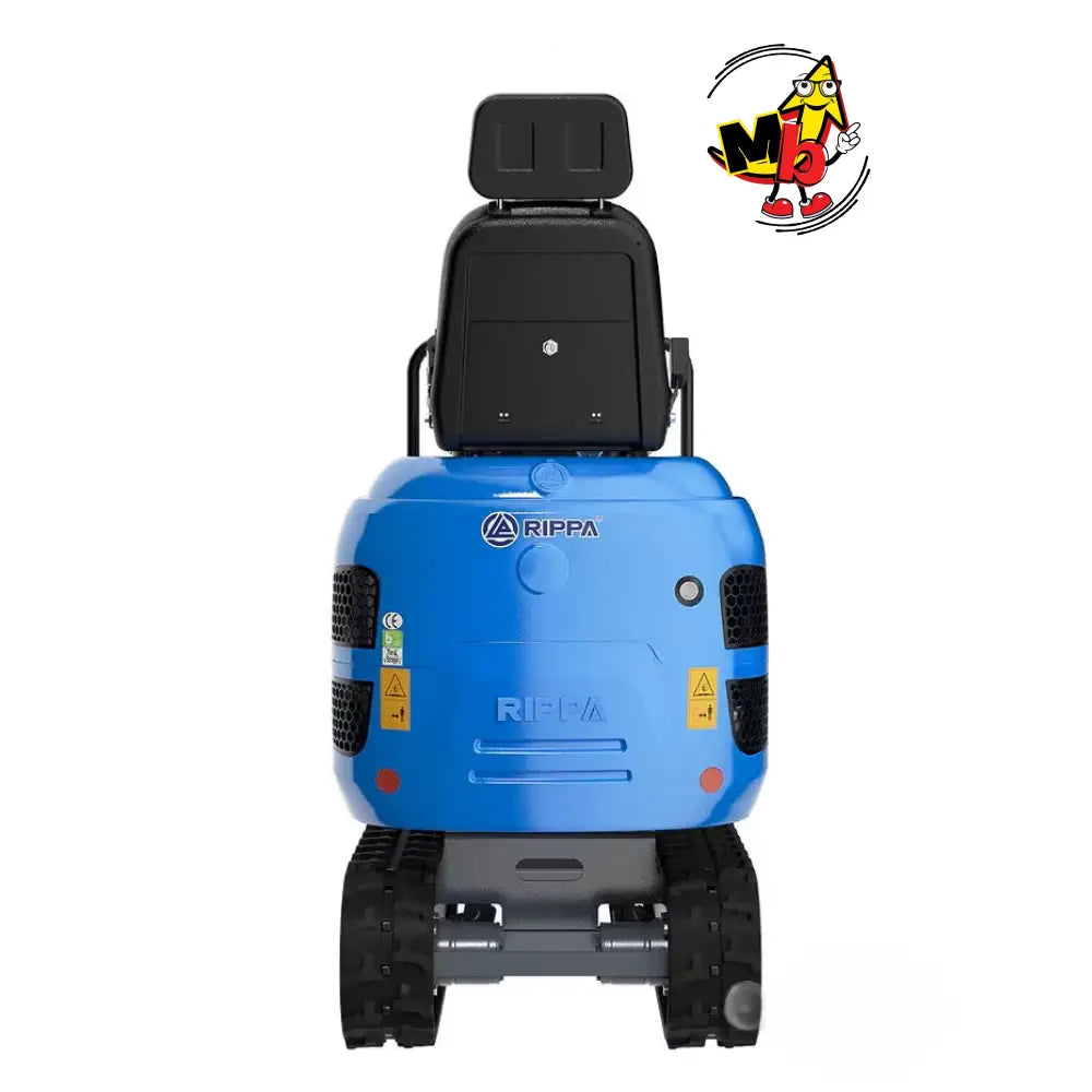 Mini excavadora RIPPA R06 equipada con motor Kubota Z482