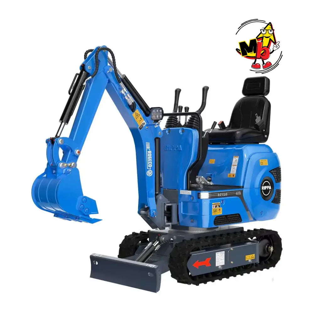 Mini excavadora RIPPA R06 equipada con motor Kubota Z482
