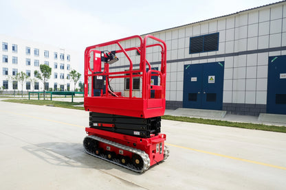 Plataformas de tejeras con oruga 