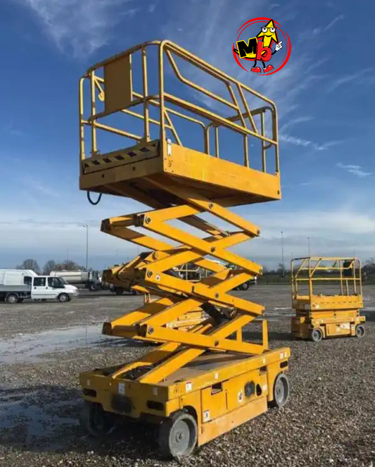 Plataforma elevadora tijera eléctrica Haulotte Compact 10 para trabajos en altura