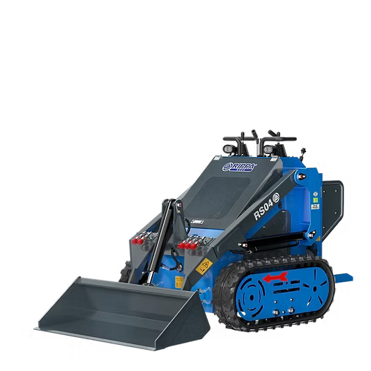 Minicargadora de 4 ruedas industriales RIPPA RS04-W para superficies de hormigón y asfalto
🇮🇹 : Minipala a ruote RIPPA RS04-W con pneumatici industriali per asfalto e cemento