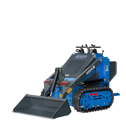 Minicargadora de 4 ruedas industriales RIPPA RS04-W para superficies de hormigón y asfalto
🇮🇹 : Minipala a ruote RIPPA RS04-W con pneumatici industriali per asfalto e cemento