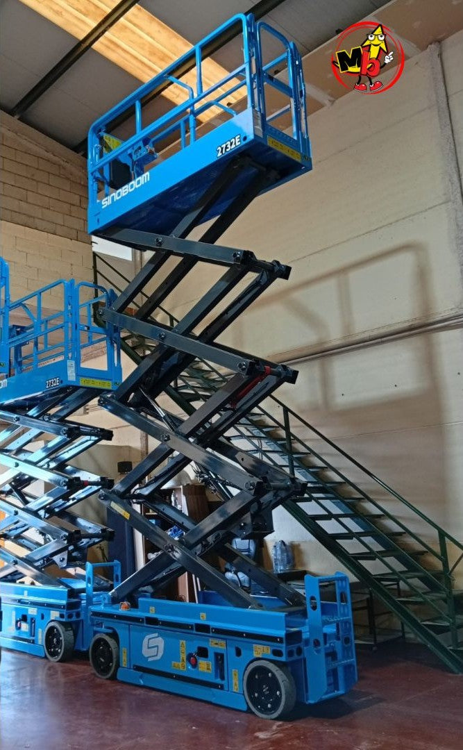 “Plataforma Sinoboom 2732E con plataforma elevada”