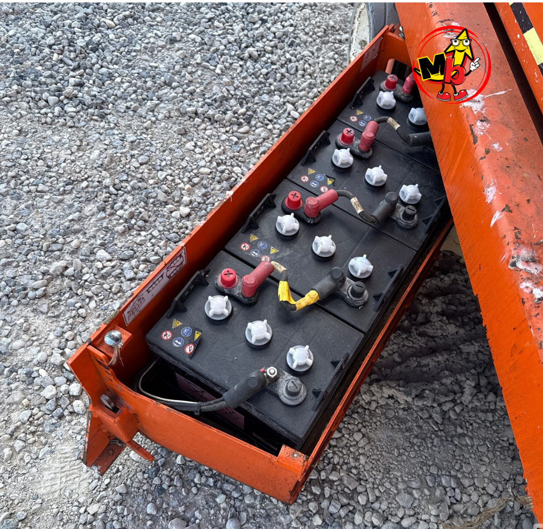 Sistema de carga de batería de plataforma tijera Skyjack 3219 eléctrica